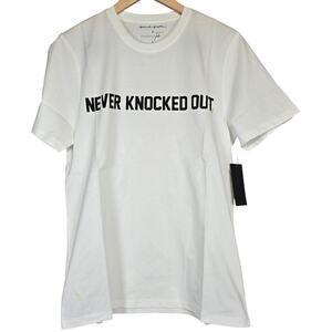 Spiritual Gangster X Kendall Toole "Never Knocked Out"‎ Mens T-Shirt White M NWT